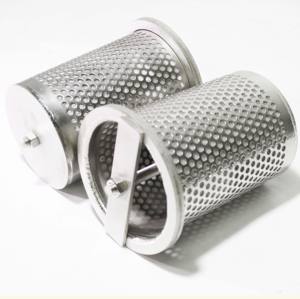 Cesta de filtro de tubo de malla metálica perforada redonda personalizada de acero inoxidable - Product Image 5