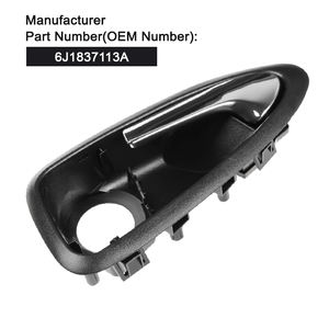 Manija <span class=keywords><strong>interior</strong></span> de la puerta delantera izquierda 6J1837113A para <span class=keywords><strong>Seat</strong></span> <span class=keywords><strong>Ibiza</strong></span> 2009-2017 - Product Image 3