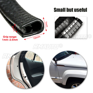 4m/8m Universal U Type Car Door Protection Edge Guards Trim Styling Mouldings Scratch-proof <b>Rubber</b> <b>Strip</b> Car Door Sticker - Product Image 3