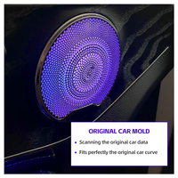 Cubierta Decorativa para Altavoces de Puerta con 64 Colores LED para Mercedes Clase E W213 W238 E-Coupe, Compatible con el Control de Iluminación Ambiental Original