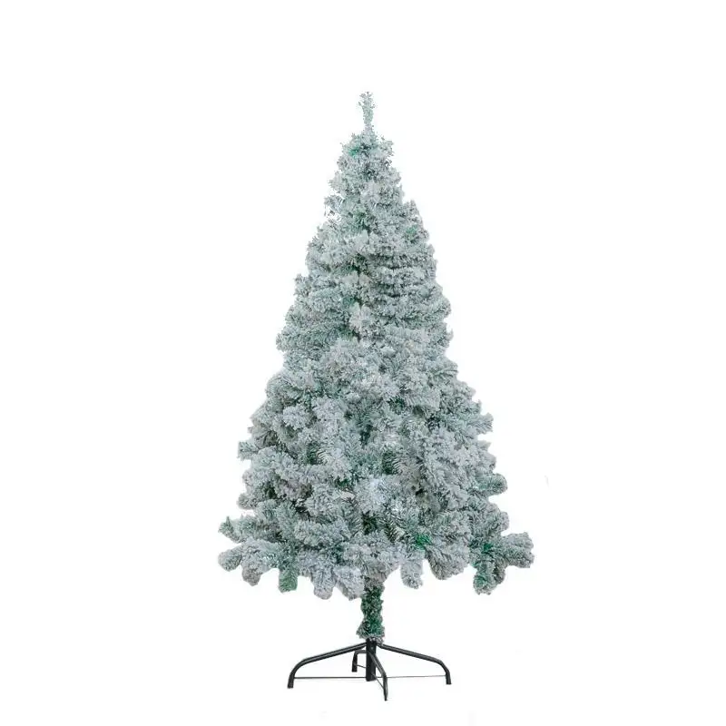 Christmas decoration supplies 4ft plastic cheap PVC artificial white snow christmas tree