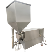 Machine de remplissage de crème glacée semi-automatique à pompe avec moteur et engrenage pour la compatibilité liquide/gel