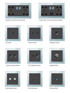 الاتحاد الأوروبي/المملكة المتحدة 1bam1way زر ضغط الضوء المشترك الجدار التبديل مؤشر التبديل الميكانيكية الجدار - Product Image 5