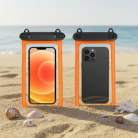Étui de téléphone portable étanche IPX8 Yuanfeng pour le sport, respectueux de l'environnement, avec écran de 7 pouces, en PVC, pour la natation, sac de rangement pour téléphone portable