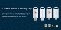 Identiv uTrust FIDO2 NFC (USB-A) Clé de sécurité Fido2 Multi-protocoles, Authentification simple et robuste