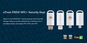 Identiv uTrust FIDO2 NFC (<b>USB</b>-A) Fido2 Security <b>Key</b> Multi-Protocol, Simple, Strong Authentication - Product Image 2