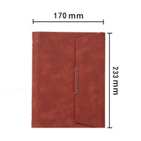 Porte-documents en cuir personnalisé A5/B5, carnet de notes, organiseur de documents, classeur, bloc-notes, pochette de gestion