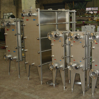 Échangeur de chaleur à plaques en acier inoxydable SS304 de qualité alimentaire, détachable, facile d'entretien, joint EPDM/NBR pour le refroidissement/chauffage des liquides, garantie 1 an