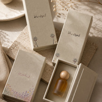 Boîte d'emballage de parfum en cuir à imprimé floral personnalisé, boîte à rouge à lèvres de luxe en papier personnalisé, boîte de rangement pour cosmétiques et aromathérapie