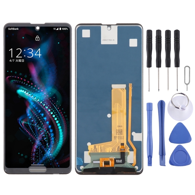 100% Tested Original LCD Screen With Digitizer Full Assembly for Sharp Aquos R5G LCD Touch Screen Display for Sharp Aquos R 5G