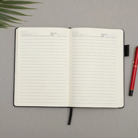 Carnets à couverture rigide en cuir de crocodile A5 personnalisés avec stylo comme coffrets cadeaux pour les fêtes, l'école, le collège