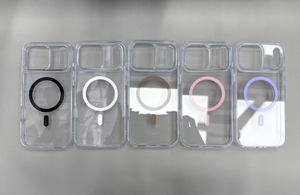 25 Cổ Phiếu chấp nhận đơn đặt hàng trực tuyến tại chỗ Nhà Máy bán hàng trực tiếp trong suốt phí không dây chống sốc từ tính cho 17 trường hợp TPU + PC - Product Image 6