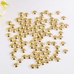 ลูกปัดทองชุบทองคำขาว 18K รูปทรงลูกคิด ยี่ห้อ Lisheng Jewelry สำหรับทำสร้อยข้อมือ สร้อยคอ DIY - Product Image 3