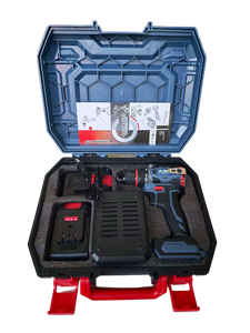 Kit perceuse-visseuse sans fil 21V Lithium-Ion avec 2 batteries, réglage du couple 25+2, couple maximal 120 Nm, avec batterie lithium. - Product Image 5