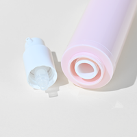 Bouteille à pompe sans air en plastique PP durable et écologique 30ml/50ml/100ml Impression personnalisée pour l'emballage des soins personnels quotidiens