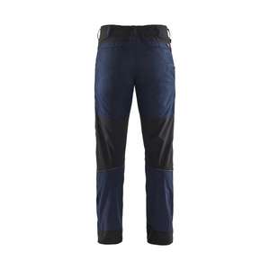 BLAKLADER - 145618458699C58 Service <b>trousers</b> with stretch Dark <b>navy</b>/Black - EAN 7330509617960 <b>WORK</b> <b>TROUSERS</b> CARGO <b>WORK</b> <b>TROUSERS</b> - Product Image 2