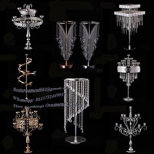 Grand <span class=keywords><strong>Vase</strong></span> à fleurs décoratif <span class=keywords><strong>Transparent</strong></span> en acrylique, centre de Table pour Table de mariage - Product Image 5