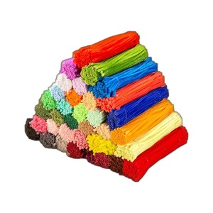 Creative Thicken Assorted Colors Chenille <strong>Stem</strong> Fuzzy Wire Art Supplies for DIY Arts Craft Kit Tinsel <strong>Stem</strong> 6mm*300mm <strong>Pipe</strong> Cleaner - Product Image 4