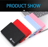 Boîtier externe pour disque dur en plastique 2,5 pouces, SATA vers USB 3.0, sans outil
