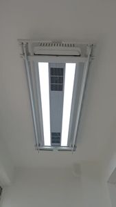 Séchoir à linge électrique intelligent à LED avec télécommande et séchage à air chaud, réglable - Product Image 2