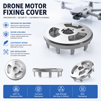ODM & OEM Usinage CNC de capuchons de moteur en aluminium, composants de verrouillage pour drones, couvercles de verrouillage de moteur de drone, accessoires et pièces de drone