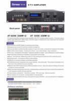 Berase Meilleure Qualité Chine Fabricant 250 Watts Amplificateur de Puissance Karaoké 2 Canaux