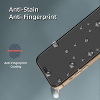 Lot de 3 films de protection d'écran mat anti-espion à couverture intégrale, sans bulles. Compatible avec iPhone 17 Pro Max/17 Air