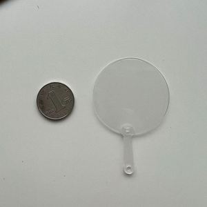 Mini éventail transparent personnalisé 5x5cm pour publicité d'idoles - Product Image 6
