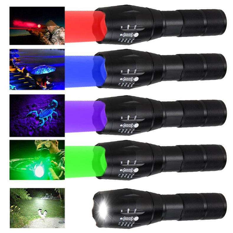 สีเดียวที่ปรับแต่งได้: แดง, เขียว, ม่วง, น้ำเงิน