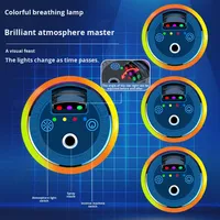 Diffuseur d'air de voiture intelligent en métal Lumière étoilée tricolore Vaporisateur d'aromathérapie liquide longue durée Parfum d'ambiance