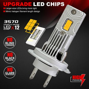 Faros delanteros halógenos TP10 65W H7 Bombilla de faro Led 12V Haz Alto y Bajo H4 Faro Led 6000K Blanco <span class=keywords><strong>H1</strong></span> H11 9005 9006 9012 Led - Product Image 5