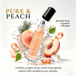 Высококачественное парфюмерное масло QIHUADUN Peach Roll-on: портативный карманный роликовый аромат для женщин для ежедневного использования - Product Image 2