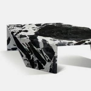 Mesa de centro rectangular moderna personalizada, mesa de té de mármol de piedra Natural de gama alta para sala de estar, muebles para el hogar - Product Image 4