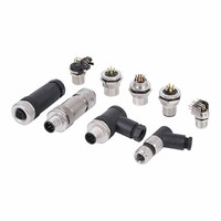 IP67 étanche personnalisé M12 connecteur circulaire certifié IEC 30V/63V utilisation industrielle