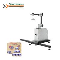 Machine d'emballage robotisée automatique avec moteur PLC pour le palettisation de mouchoirs en papier doux, de serviettes en papier, de rouleaux de papier et de boissons collaboratifs