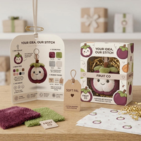Porte-clés en peluche mangoustan au design personnalisé dessiné à la main, poupée fruit en peluche de dessin animé, breloque de sac, cadeau, jouet en peluche, porte-clés, OEM, MOQ, vente en gros