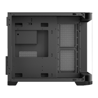 AntarcChill Wholesale Curvy Cube Tempered Glass Mid Tower Gaming Pc Case Micro ATX ITX Desktop Computer Chassis for Gamer Casing