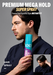 Spray coiffant biologique de marque privée anti-frisottis formule résistante à l'humidité commande en gros personnalisée pour les hommes cheveux bouclés texturisants - Product Image 2