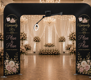 Machine de photomaton Sky Video <span class=keywords><strong>360</strong></span> avec plateau rotatif supérieur pour selfies, support <span class=keywords><strong>360</strong></span> et rotation avec treillis et moteur - Product Image 2