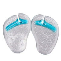 Coussinets de protection pour l'avant-pied à motif papillon pour tongs, coussinets en gel transparents, doux, absorbant les chocs et antidérapants