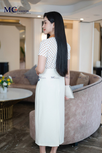 AT104 phụ nữ văn phòng thời trang Thiết lập thời trang cao cấp cơ bản màu sắc hình thức dễ dàng để chăm sóc cho, độ bền cao vest <span class=keywords><strong>Set</strong></span> phong cách bởi Hàn Quốc Vải - Product Image 6