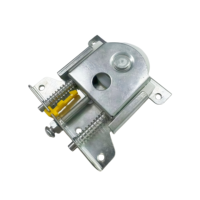 Roulette de porte coulissante en alliage d'aluminium avec roue en nylon réglable pour armoire, quincaillerie d'assemblage de poulie de meuble
