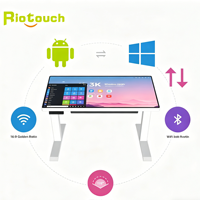 Table tactile interactive à écran plat 43 pouces pour l'éducation, table élévatrice automatisée, table intelligente pour la salle de classe, publicité
