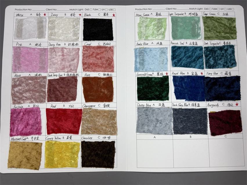 crushed velvet color card