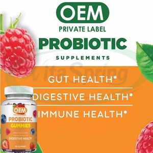 VitaSpring Gommes probiotiques pour femmes Supplément pour la santé digestive Équilibre Soutien immunitaire Gommes probiotiques - Product Image 3