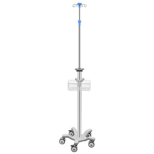 Fixed IV monitor trolley, <b>small</b> IV stand trolley, aluminum alloy trolley, IV <b>pump</b> trolley - Product Image 5