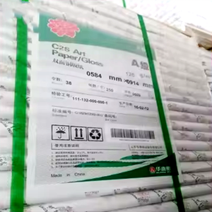 High Quality Anti-Rust <b>White</b> C2S Art <b>Paper</b> 2/S Coated Gloss/Matte Dual Side Packaging <b>Wrapping</b> Offset Printing Compatible Gifts - Product Image 6