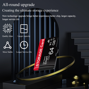 Thẻ SD và máy ảnh tốc độ cao Thẻ SD 8gbfor Wifi máy ảnh 8G thẻ nhớ nhựa đen đỏ - Product Image 4