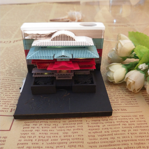 Regalo de Navidad Anime japonés <span class=keywords><strong>Manga</strong></span> animación construir un Memo 3D para invitados de fiesta mejor regalo 3D Bloc de notas nuevo producto promoción - Product Image 5