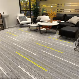 Dalles de moquette commerciales PP - Écologiques, antidérapantes, pour la maison et le bureau, dalles de sol décoratives avec un design moderne - Product Image 5